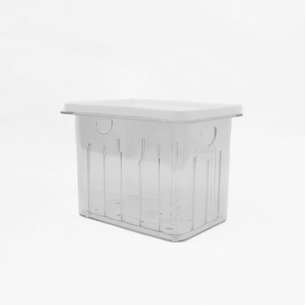 CAJA CON TAPA 1lt + ESCURRIDOR